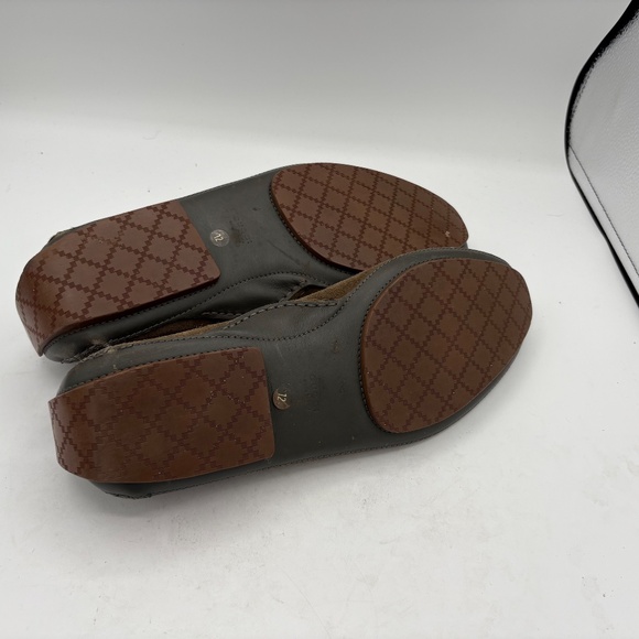 Gucci Men's Suede Moccasin Driving Loafers Brown Olive Size 12 - Picture 7 of 14
